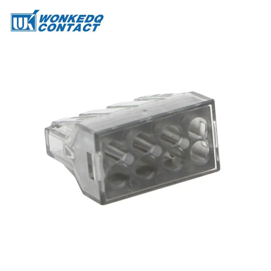 

Wago Wire Connector Terminals 773-108 Spring Plug Push In Plastic Material PA66 Fast Connectors 10PCS