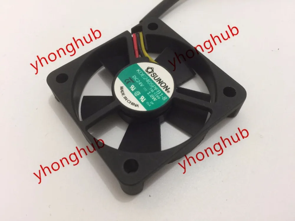 SUNON KDE2405PFB1 8 TM.1299 DC 24V 1 0 W 50x50x10mm вентилятор охлаждения сервера|square fan|server fandc 24v fan |