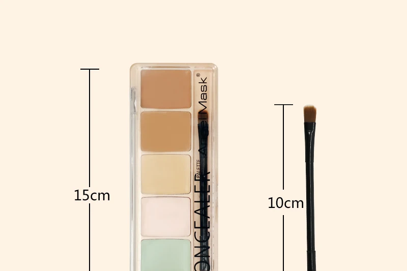 ANGEL MASK 6 Colors Makeup Concealer Palette Bronzer Pore Wrinkle Full Cover Concealer Cream Brightener Face Makeup Foundation (8)