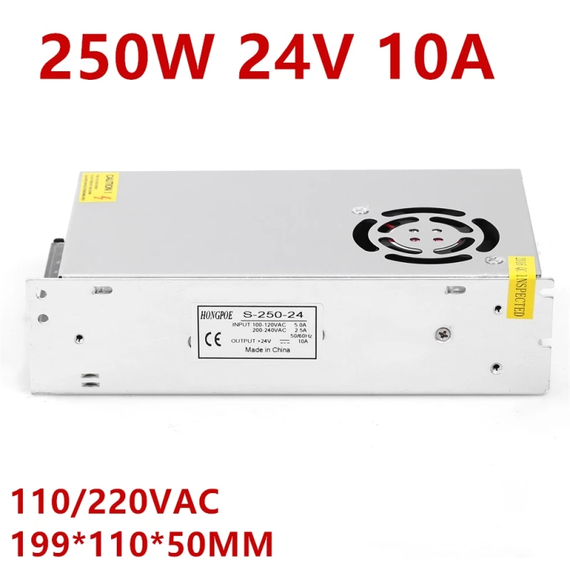 Achat LED Alimentation 24 v 10A 250 w LED Pilote Alimentation 24 v Puissance 3528 5050 Éclairage Pour Ventilateur de refroidissement S 250 24