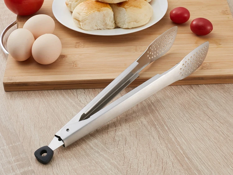 304 stainless steel food clip food barbecue clip bread clip steak clip anti hot thickening