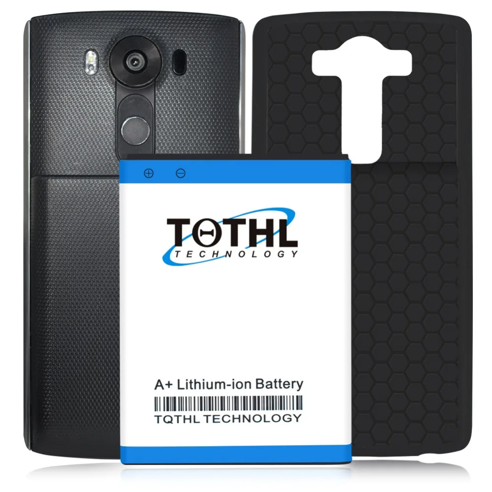 imágenes para Alta Calidad 7600 mAh Amplió La Batería + Cubierta de La Puerta Negro Caso + Extended Caso de TPU Para LG V10 H968 H961N H900 H901 VS990 BL-45B1F imágenes para Alta Calidad 7600 mAh Amplió La Batería + Cubierta de La Puerta Negro Caso + Extended Caso de TPU Para LG V10 H968 H961N H900 H901 VS990 BL-45B1F