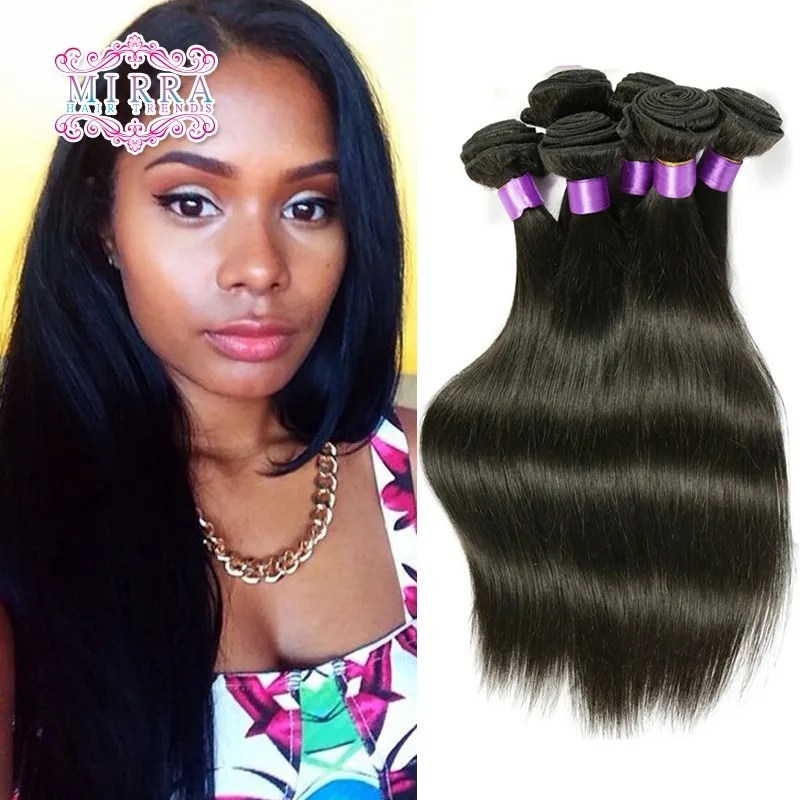Virgin Malaysian Hair Cheap Straight Human Hair Bundles Crochet