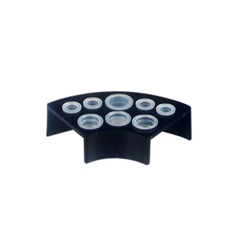 Flabellate pigment rack permanent makeup pigment cup Color pigment cup holder Black TC308