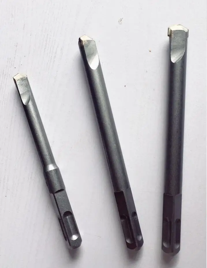 Square Shank 4 Slots Electric hammer drill bit 10/12*130mm 10/12/14