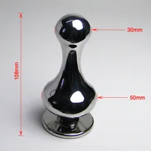 Metal Anal Butt Plug Stainless Steel Anus Beads Stimulator In Adult Games Sex Toys For Men And Women