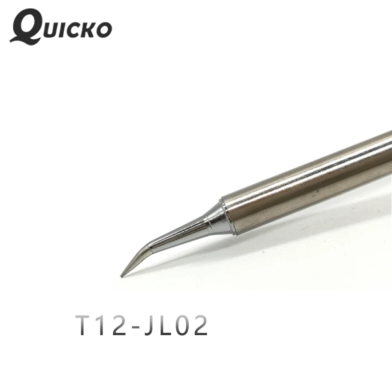 QUICKO T12-JL02/JS02/J02 T12 J Series Soldering Iron welding Tips Electronic heads for FX907/9501/951 Handle