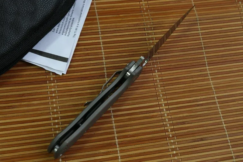 JUFULE OEM Titanium handle Para Military 2 C81 S30V blade ball bearing Folding hunt outdoor multi EDC Tool Utility kitchen Knife JUFULE OEM Titanium handle Para Military 2 C81 S30V blade ball bearing Folding hunt outdoor multi EDC Tool Utility kitchen Knife
