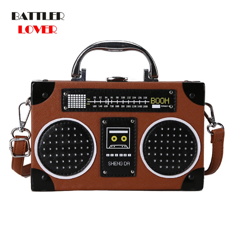 Radio Shape Design Bags for Women 2019 Bags Women Handbag Bolsa Feminina Female Shoulder Messenger Bag Luxury Handbag Womens Bag