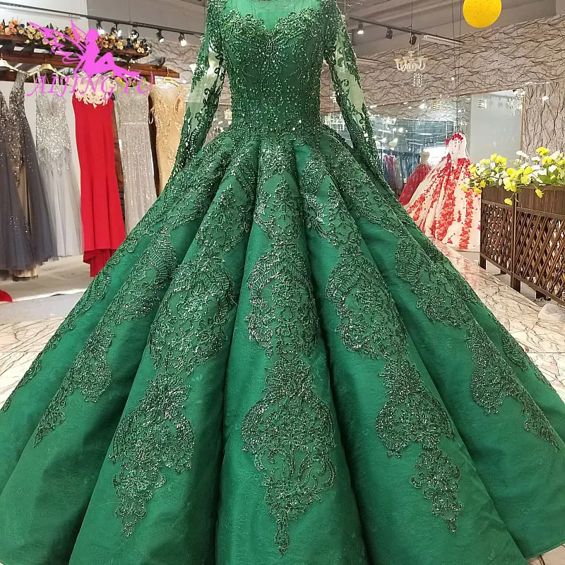 Aijingyu Simple Wedding Dresses Long Back Gowns Train France