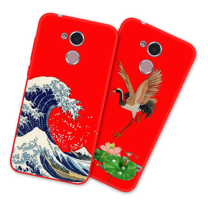 

Geruide Red Soft TPU Silicon Case for Huawei Honor 6C Pro/Honor V9 Play Case Cover for Huawei Honor 6C Pro Cover Bumper Coque