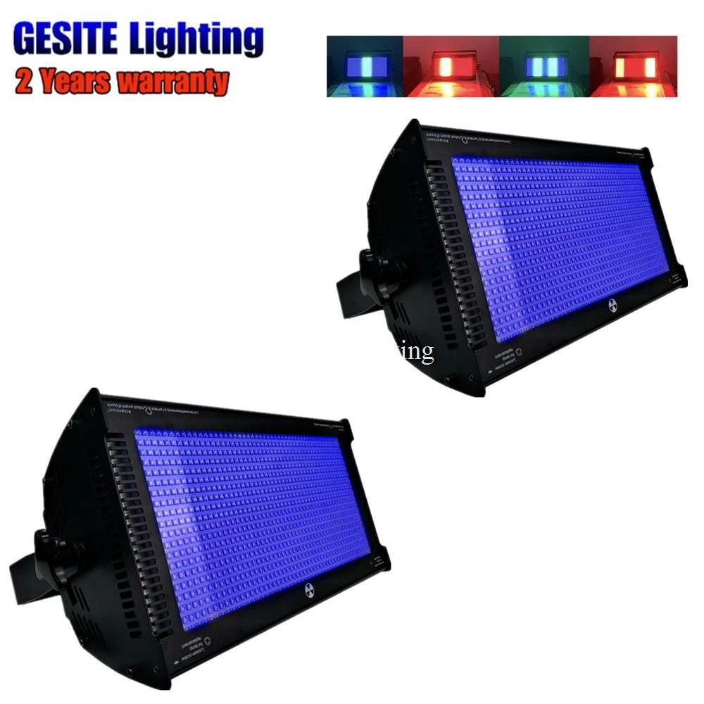 2pcsProfessional1000wrgb3in1ledstrobelightchristmasstrobe