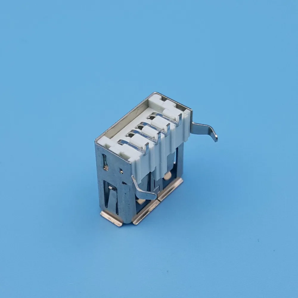 100 шт. usb type A 4Pin угловая розетка smt PCB Mount припой разъем|connector 2|connector 4pinconnector |