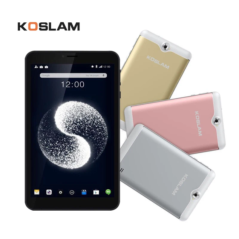 KOSLAM NEW 7 Inch Android 7.0 MTK Quad Core tablet PC 1GB RAM 8GB ROM Dual SIM Card Slot AGPS WIFI Bluetooth Phone Call