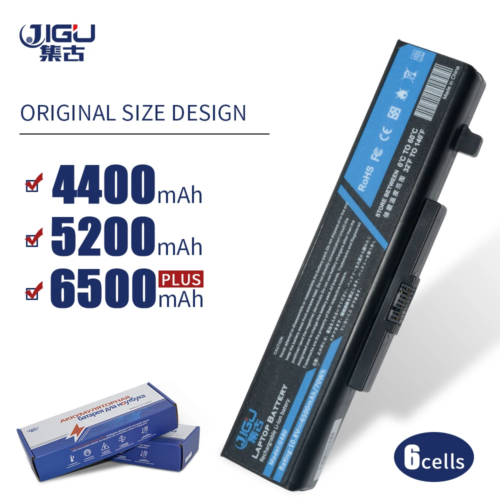

JIGU Laptop Battery L11l6Y01 L11S6Y01 For LenovoY480 Y480P Y580NT G485A G410 Y480A Y580 G480 G485G Z380 Y480M