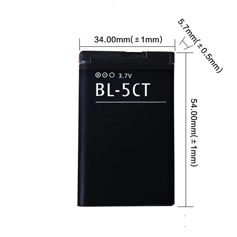 BL-5CT BL 5CT Перезаряжаемые запасная батарея для мобильного телефона для Nokia C5-00 6303 C3-01 3720 классический Батарея