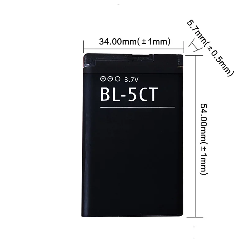 

BL-5CT BL 5CT Rechargeable Mobile Phone Replacement Battery For Nokia C5-00 6303 C3-01 3720 classic BATTERY
