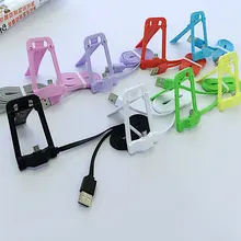 Etmakit Useful Micro USB Dock Charger Data Cable Holder Stand for Samsung LG Huawei HTC