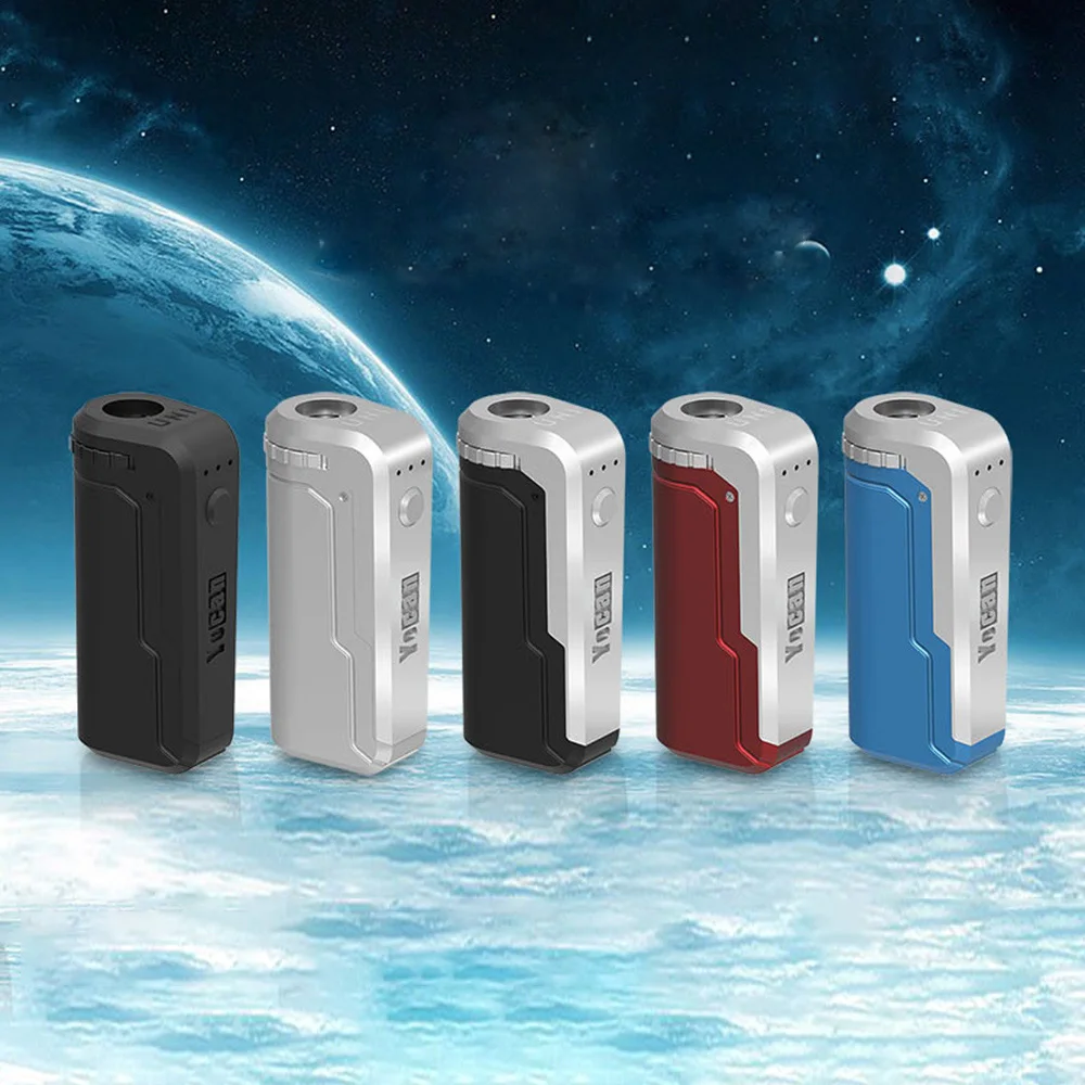 Yocan UNI Box Mod встроенный аккумулятор 650 мАч с регулируемой высотой, соответствующие всем стилям атомайзеров 10s Функция подогрева