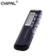 CHIPAL 8 Гб Диктофон профессиональный USB цифровой Аудио Диктофон WAV Mp3 плеер Диктофон Цифровой диктофон для интервью