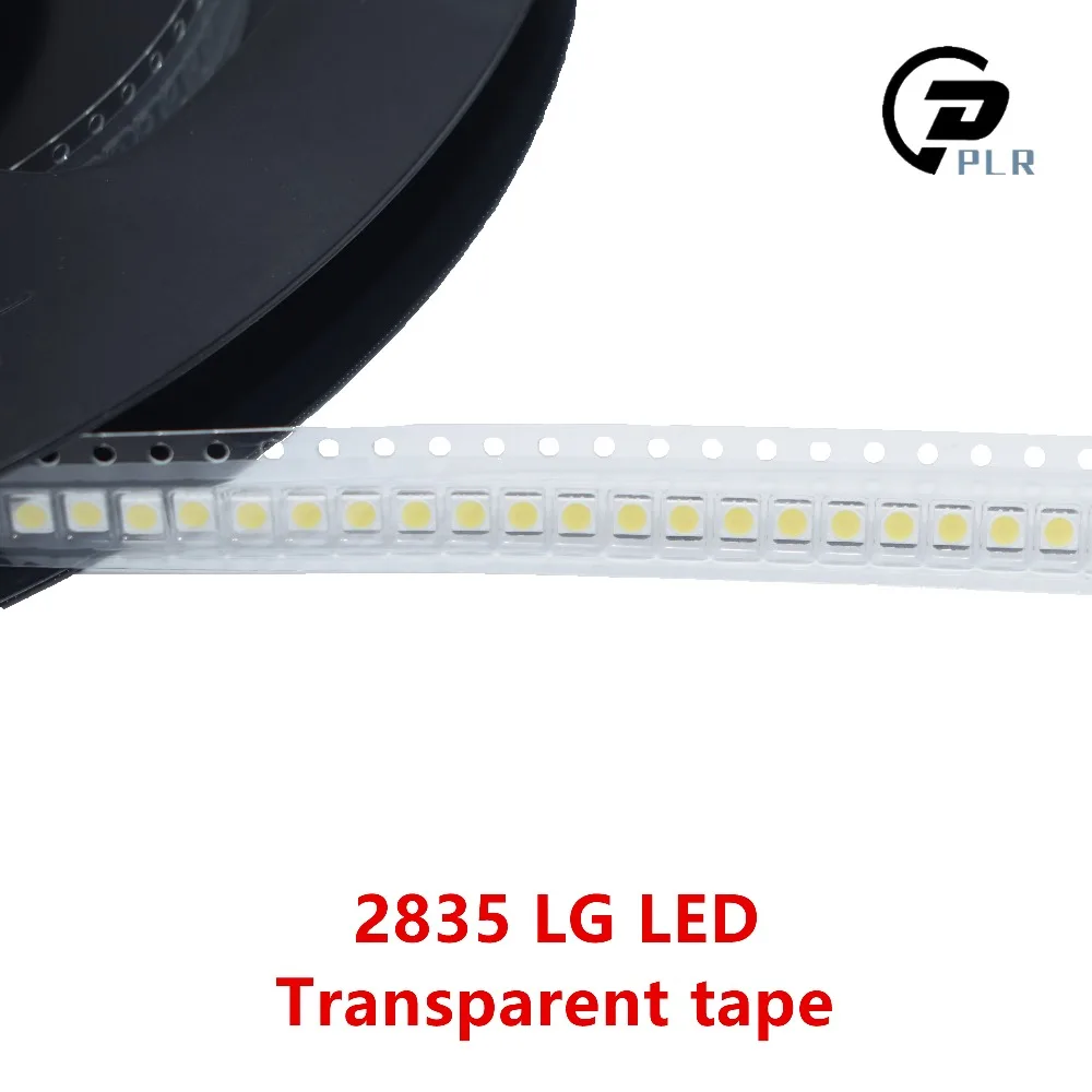 

100PCS Transparent Tape FOR LG 2835 led Repair 32 LCD TV 55-inch LED backlight beads 3V 1W 3528 2835 cool white light bead