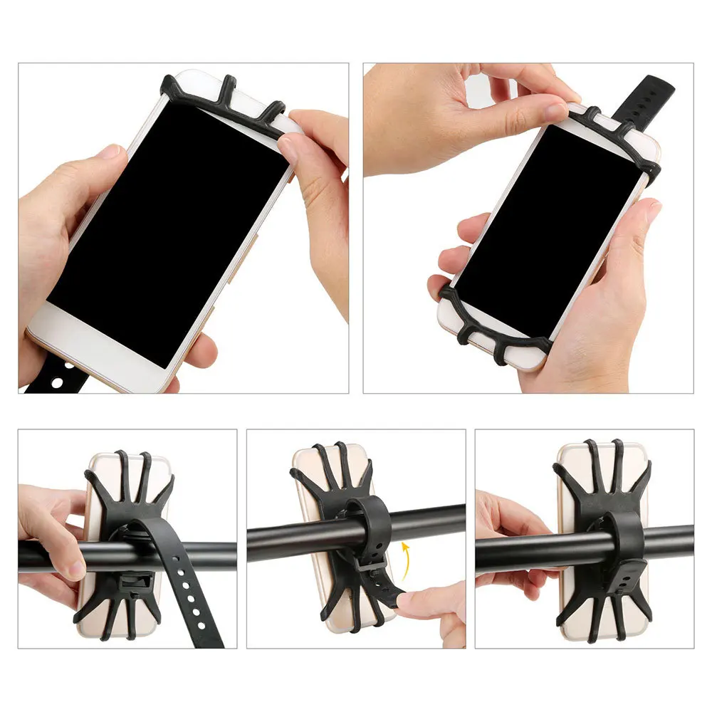  Fahrrad Handy Halter Fahrrad Lenker Clip Stehen GPS Halterung Für iPhone Samsung Universal Mobile H