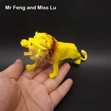 Большой Лев симуляция дикой природы модель животного обучающая игра игрушка ребенок