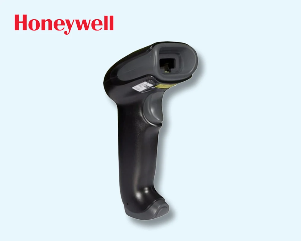 Oringinal Honeywell Voyager 1250G Однолинейный ручной лазерный сканер штрих-кодов с гибкой подставкой и интерфейсом USB, 5 В, черный