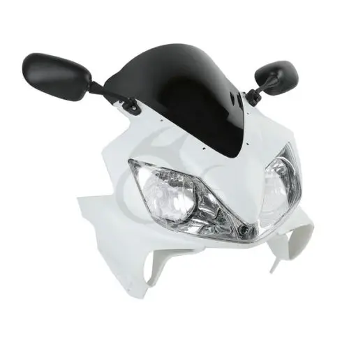 Неокрашенный Черный Верхний обтекатель Cowl Combo для Honda CBR600 F4i 03 08 04 05 06 07|Накладки и