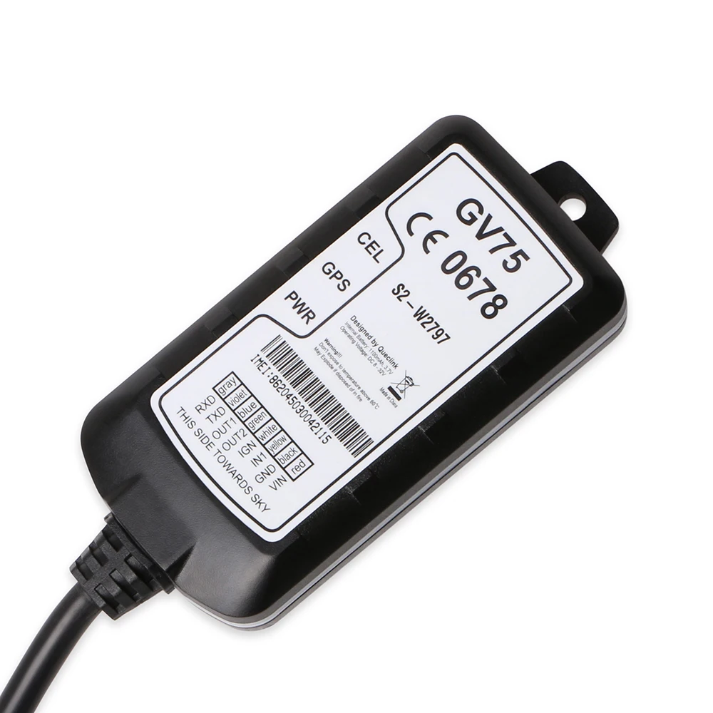 Автомобильный GPS трекер Queclink GV75 2G GSM автомобильный водонепроницаемый IP67 8 В 32