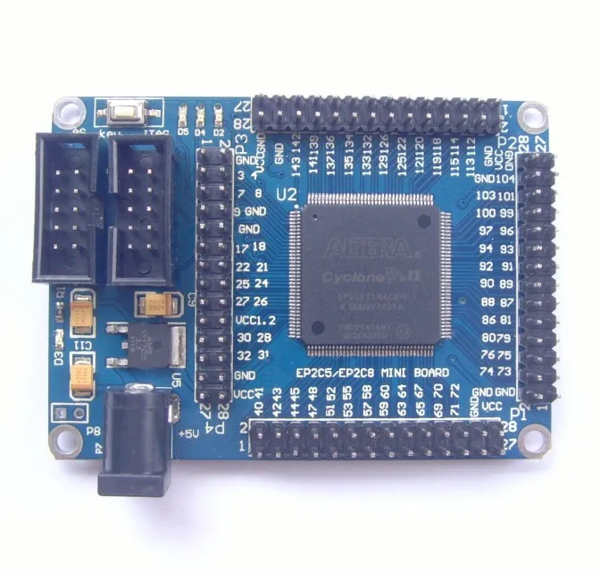 

FPGA for CycloneII EP2C5T144 minimum system development board learning board