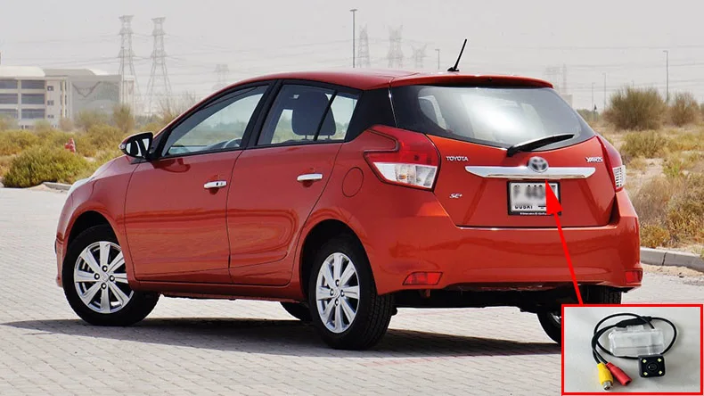 Для Toyota YARiS 3th XP150 2013~ /RCA AUX беспроводная автомобильная парковочная камера/HD CCD ночного видения авто камера заднего вида