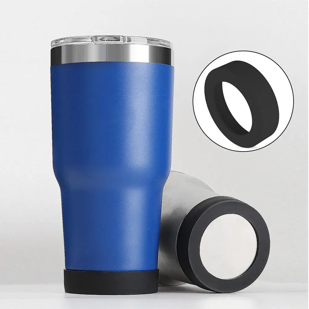 

70mm Water Cup Silicone Sleeve Vacuum Cup Special Sheath Cup Bottom Ring Wear-resistant Shatter-resistant Bottom Cover Coaster