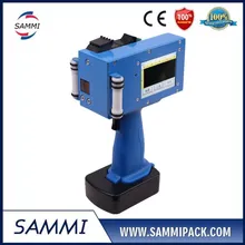 New arrival touch screen handheld inkjet printer for bar code on plastic, metal, wood, stone, building materials AU-127C