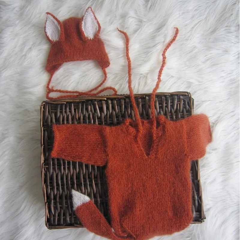 fox hat with matching romper