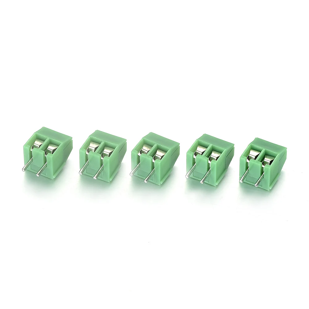 

5Pcs/Lot New Arrival 2 Pin Pitch 3.96mm Screw-type PCB Terminal Block Connector Kit Set Wire range 24-18AWG 300V 10A Terminals