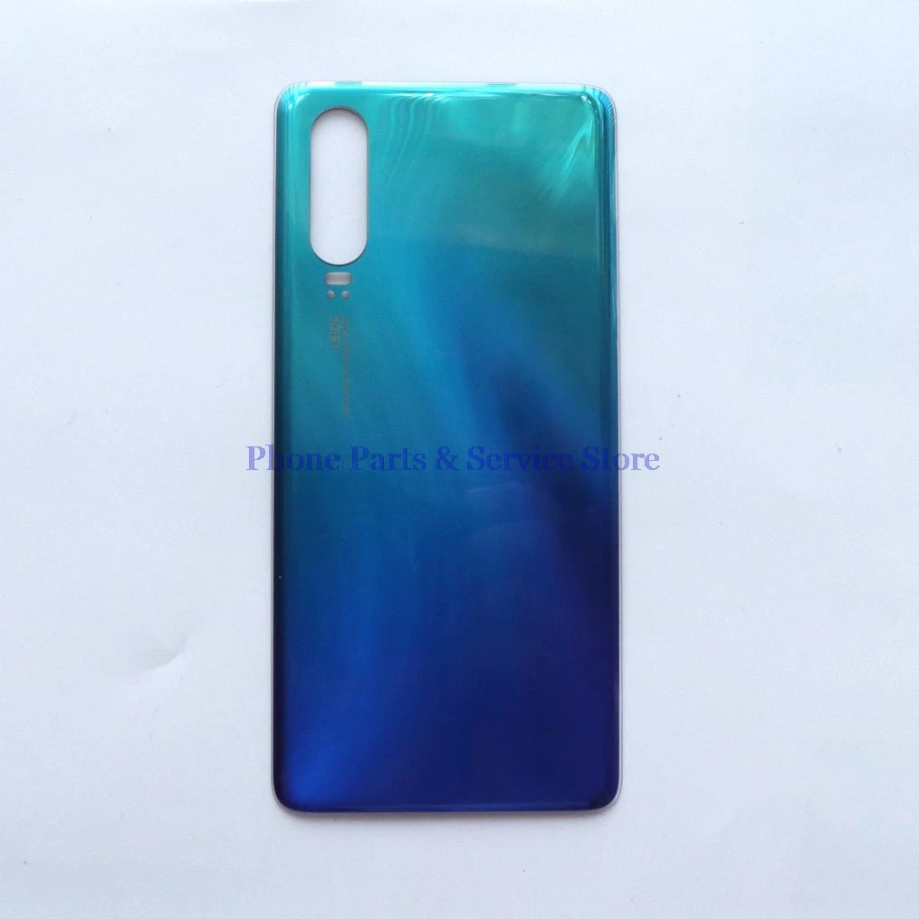 Для huawei P30 Задняя стеклянная крышка корпус батарея задняя дверь запасные части+ клейкая наклейка P30 запасные части