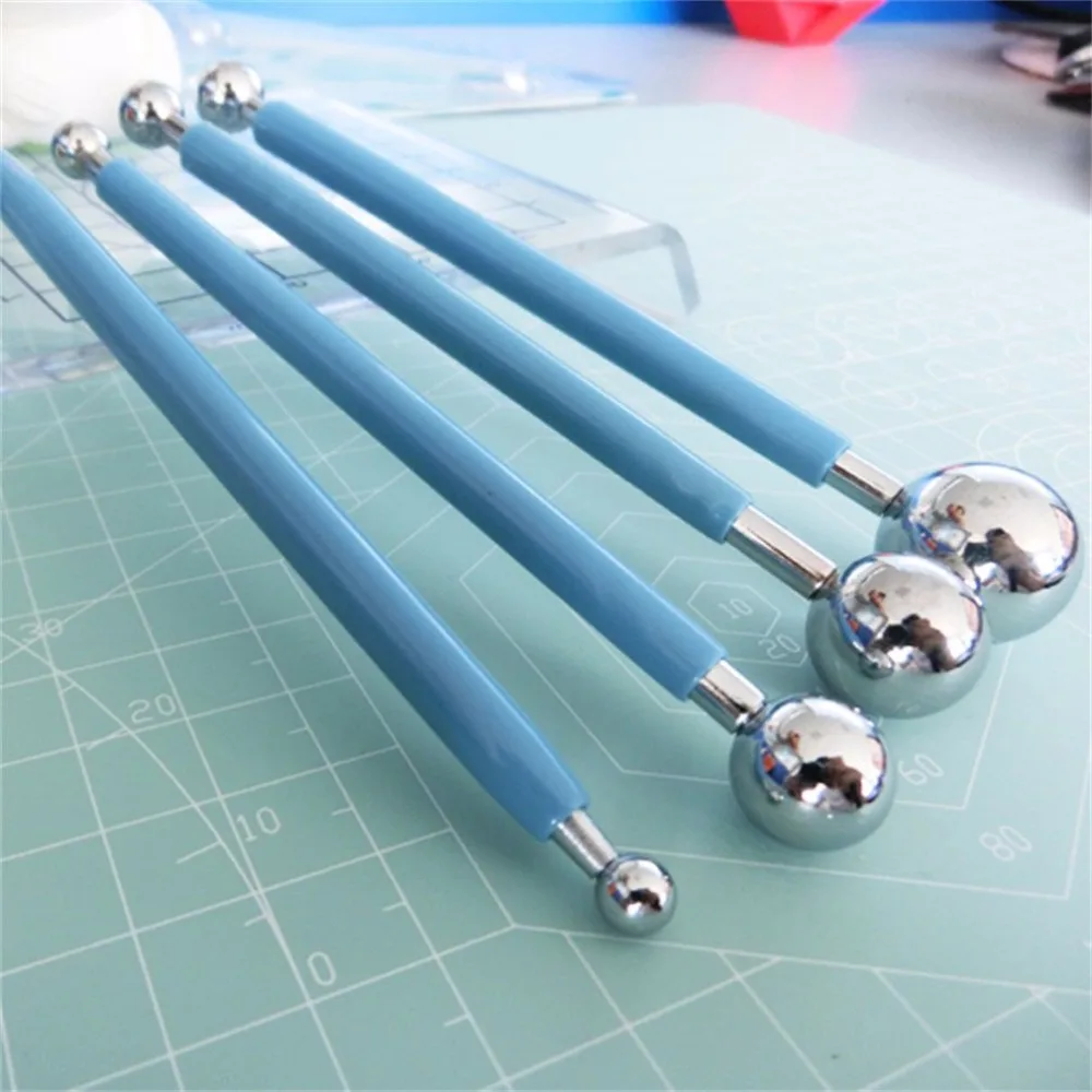 4Pcs/set Cake Tools Modelling Stainless Steel Ball Double Sided Acessorios De Cozinha Decorating Tools Cake Molds For Cozinha