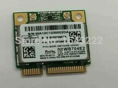 RealTek RTL8723AE 300 м+ Bluetooth 4,0 Половина мини PCI-Express Wlan Беспроводная Wifi карта для ноутбука acer asus sony