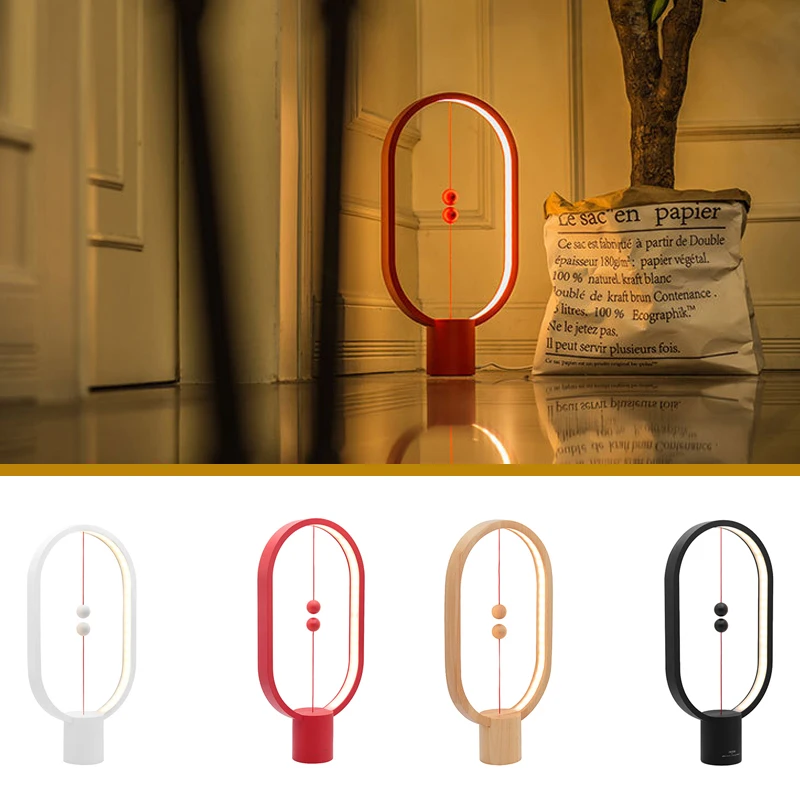 Ночник настольная лампа эллипса светодиодный Ночные огни ночник Home Decor