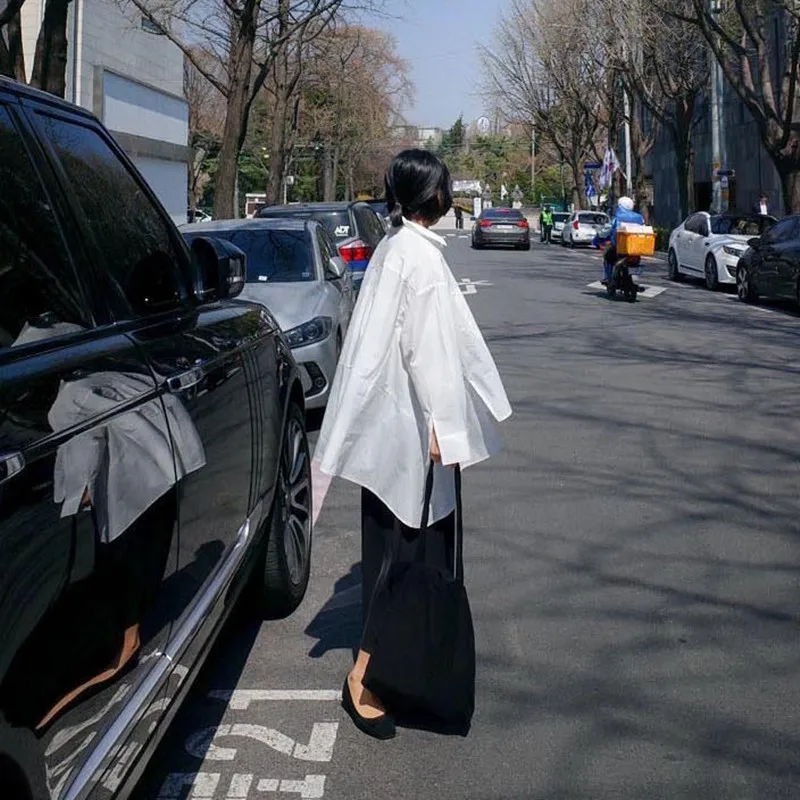 Johnature 2020 весна лето мода свободного размера плюс Нерегулярные Длинные женские