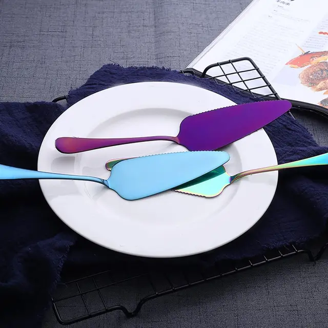 Stainless Steel Serrated Edge Cutter Spatula 4