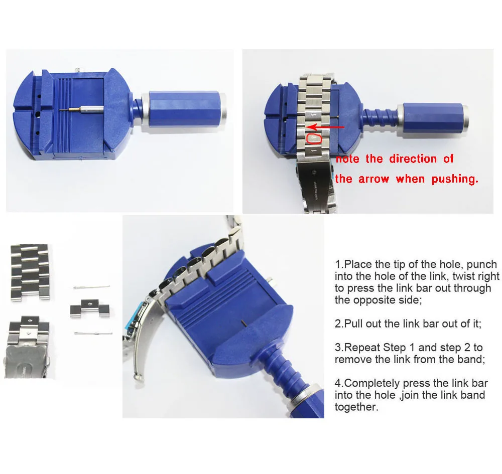 DAHASE, инструменты для часов, инструмент для удаления звеньев, инструмент для ремонта, ремешок для часов, Ремонтный инструмент, комплекты для снятия устройства, разборка, открывалка для часов, инструмент для регулировки