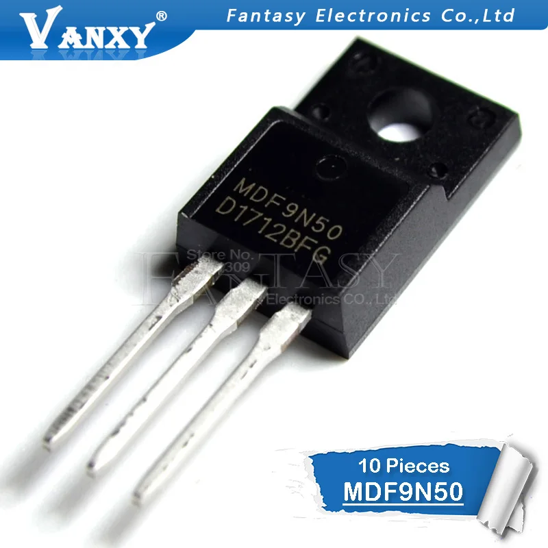AOTF9N50 MOSFET N-CH 500V 9A TO220F 9N50 5PCS