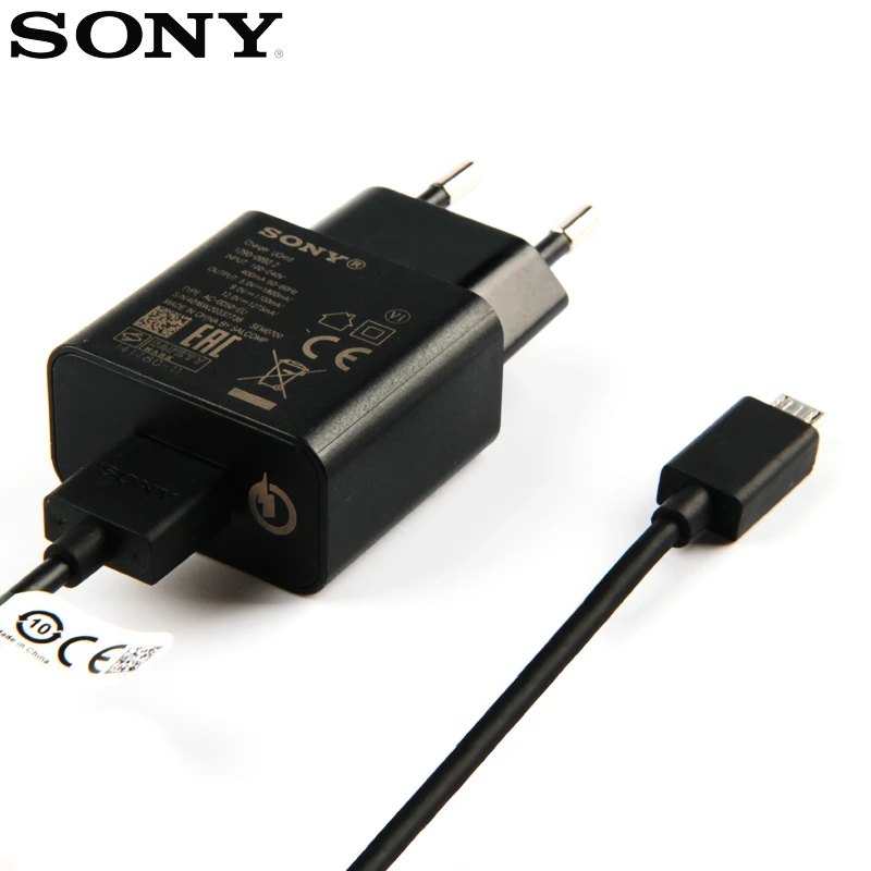 Адаптер для быстрой зарядки UCH10 для sony Xperia X Performance XZ Pro XZ1 XZ1 Premium Z5 Compact Z5 Premium Micro USB кабель