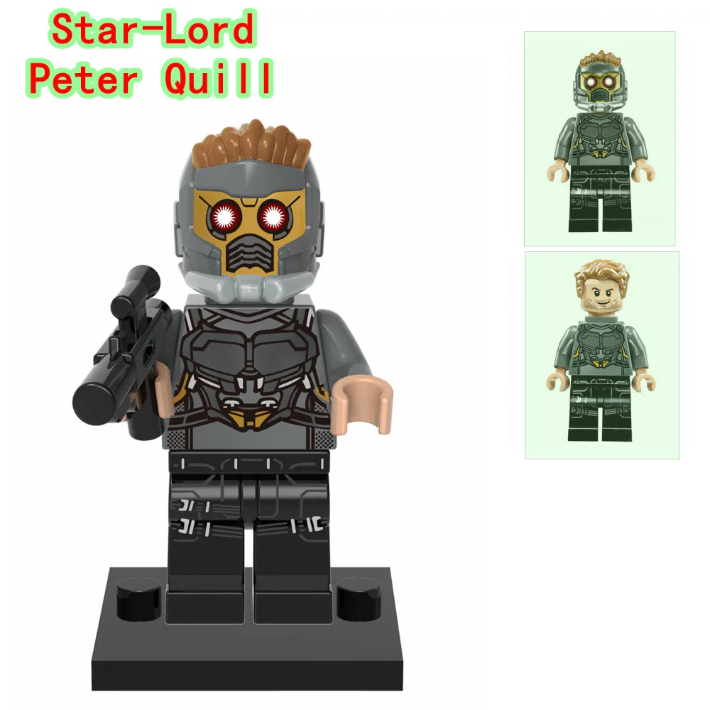 

Star-Lord Peter Quill Bricks Single Legoing Superheroes Guardians of the Galaxy Guard Building Blocks Child Toys XH603 Legoinges