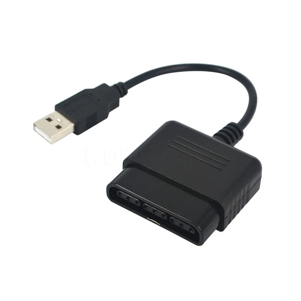 Лучшая цена Высокое качество 1 шт. usb-адаптер кабель для игровой контроллер для PS2 для PS3 ПК Аксессуары для видеоигр
