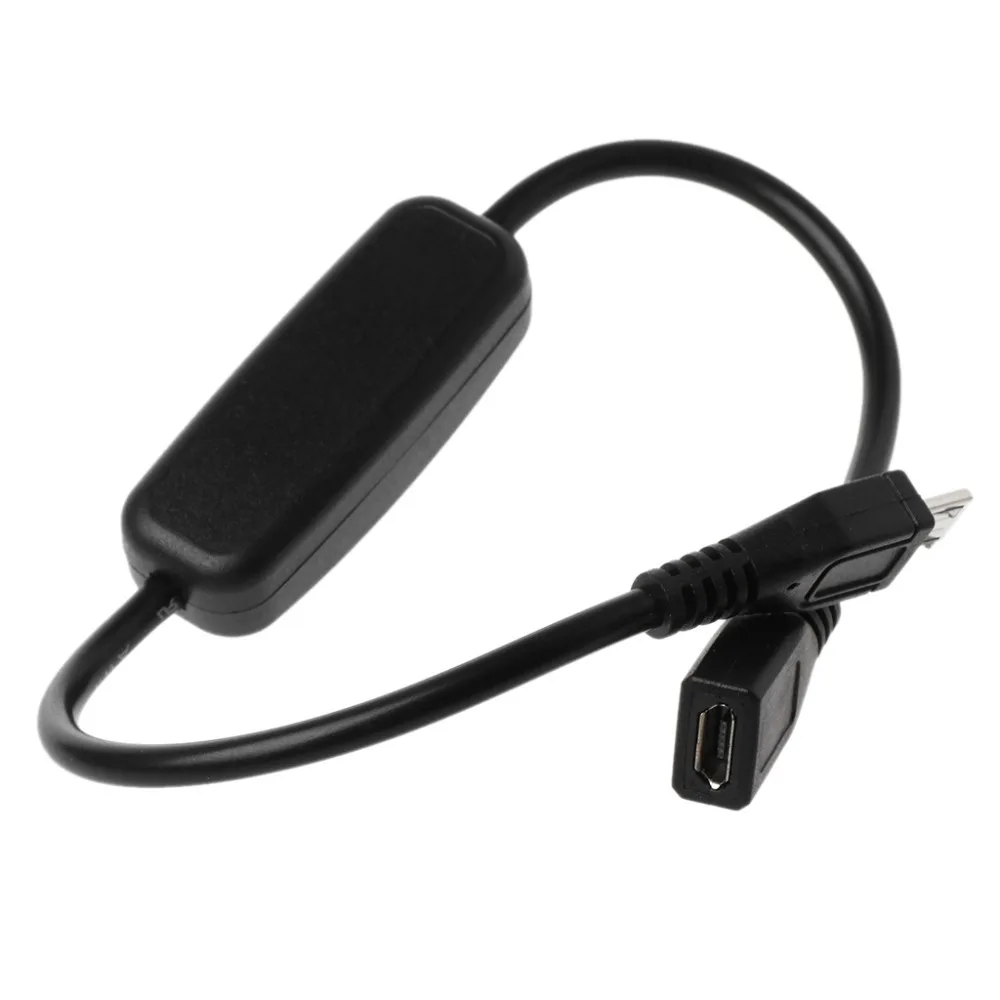 Блок питания micro usb удлинитель на выключатель для Raspberry Pi Android только для зарядки для Android для любого micro usb