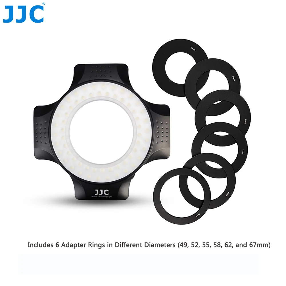 

JJC LED-60 Ring Video LED Lights Photographic Lighting LED Flash Video Lights For NIKON For CANON For SONY For PENT