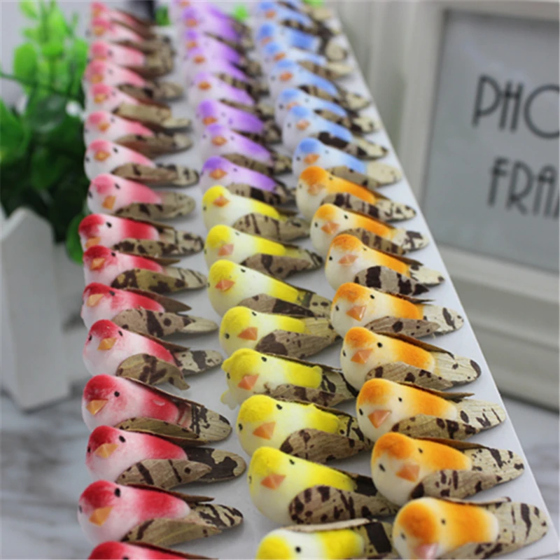 

Creative Forest DIY Handmade Accessories Wedding Decoration Hair Ornament Cute Bird Pigeon 48 pcs